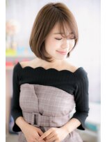 斜めバング♪目力UP！ラブボブb