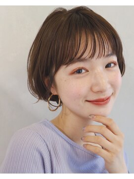 ガーデン ジングウマエ(GARDEN jingumae) グレージュカラー小顔に見せるボブルフネビージュカラーr