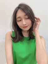 ヘアーデザイン ミヤビ 広尾(HAIR DESIGN MIYABI) 切りっぱなし ミディアム×ブルーグレージュ4