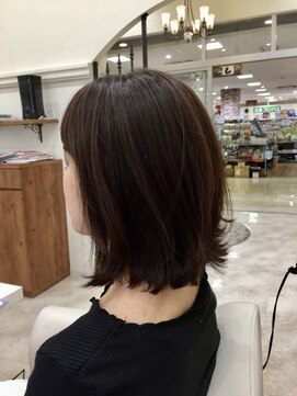 オリジンアド(ORIGIN+) 切りっぱなし×ネイビーブラウン