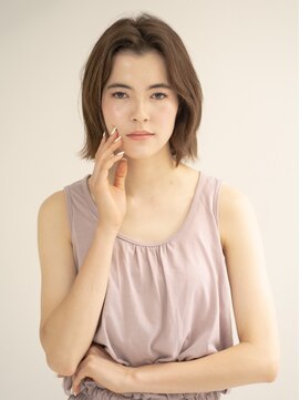 ルクスドレ 新宿(Luxe doree') くびれヘア/アースカラー/地毛風カラー/大人ヘルシー[新宿駅]