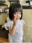 伸ばしかけキッズボブ