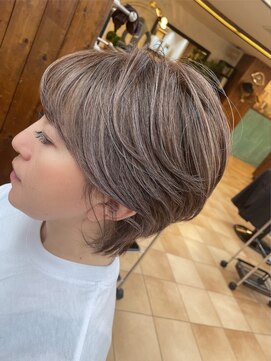 ヘアー デザイナーズ クルー ドルフィン(HAIR DESIGNERS CREW dolphin) #白髪ぼかしハイライト#白髪ぼかし