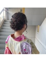 エイムヘアメイク 舟入店 とうかさんヘアセット