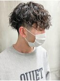 ツイスパ フェード ツーブロック 刈り上げ パーマ【山岸】