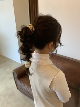ミューズ 北名古屋店(MU-SE) 【ヘアセット】ポニー編み下ろし