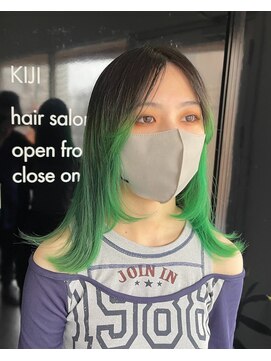 キジ(KIJI) ★ヘンプグリーン×外国人風カラー★