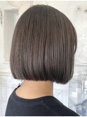 大人マッシュショート丸みショート黒髪ショートベリーショート