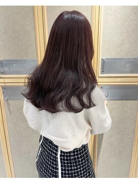 ガリカ 渋谷(Gallica) 【mami】大人ゆるふわラベンダーグレーブリーチなしダブルカラー