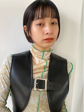 シータ(sheta) 【表参道sheta小林】黒髪ボブ　ミニボブ　フルバング