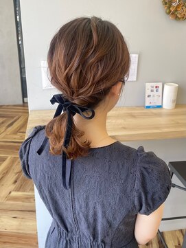 ハイル(KHAIR) ローポニー/ボブアレンジ/梅田/金城二千夏