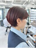黒髪カタログ/ボブルフ/小顔に見せるヘア/ワンレン