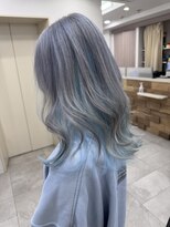 ジゼル(gisele)&nbsp;シルバー×水色インナー