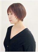 顔まわりレイヤー×ショートスタイル