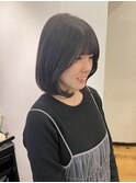ベルボブ×オリーブグレージュ