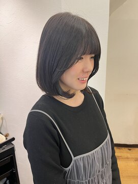 ナンプウ(Nanpu) ベルボブ×オリーブグレージュ