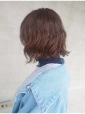 大人可愛いパーマカラー