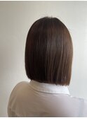 切りっぱなしボブ