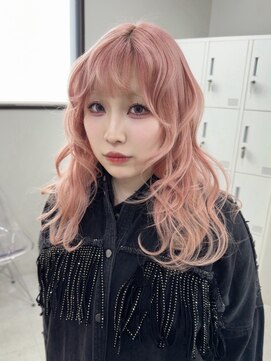 ベレーザシェルト(Beleza scelto) 14362ブリーチ＆ダブルカラーベビーピンクホワイトピンク