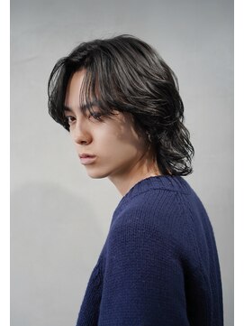 アンサー 渋谷(ANSWER) メンズボブメンズミディアムパーマニュアンスパーマメンズウルフ