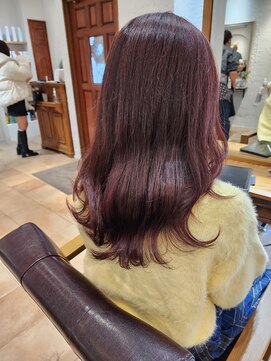 アルメリア 池袋(Arumeria) ボルドー バイオレット 20代30代髪質改善 大人キレイ