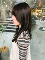 ブランコ 名古屋栄(BLANCO)&nbsp;オリーブグレー　レイヤーカット