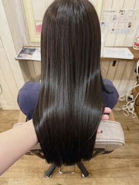 コージー リゾート バイ アンツ 茅ヶ崎駅前店(cozy resort by ANT'S) 黒髪カタログ/クラゲヘアー/オリーブグレー/茅ケ崎