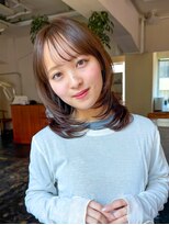 ガーランドギンザ(Garland Ginza)&nbsp;ミディアムレイヤーシースルーバング