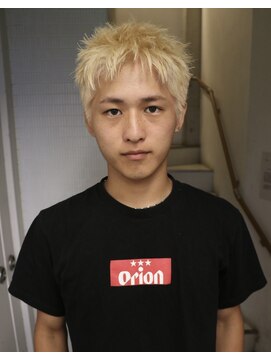 ヘアカロン 熊本本店(Hair CALON) ダブルカラー抜きっぱなしメンズカット初カラー