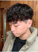 横浜シャドウパーマ緩めスパイラルパーマッシュ強め緩めウルフ