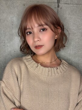 リークフー(Ree cu fuu) ふんわり春ボブ透明感アッシュブラウン小顔ナチュラル可愛い