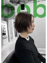 フランチェスカドットボブ(francesca.bob)&nbsp;オリーブグレージュ×レイヤーボブ【田野剛大】梅田