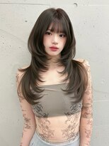 シーク 天神(SEEK)&nbsp;松尾菫菜/レイヤーカット/ハッシュカット/韓国ヘア