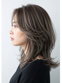 表参道駅・ハイライト・白髪ぼかし・白髪染め・ショート・ボブ