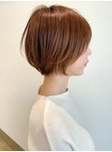 say.ショートボブ耳掛けショートクールショートハッシュカット