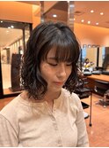 ロングボブ/ボブパーマ/パーマ