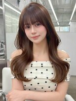 アイヴィ 表参道(IVY)&nbsp;憧れ叶う◇透明感ミルクベージュの大人ガーリーくびれロング