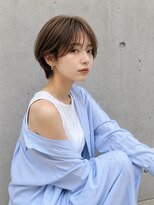 ゲイン(Gain)&nbsp;ショートカット×白髪ぼかし、ハイライト×縮毛矯正×髪質改善