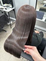 髪質改善/髪質改善縮毛矯正/髪質改善カラー　髪質改善 CYNTHIA DUE 新宿美容室&nbsp;【新宿/HITOMI】ミディアム/グレージュ