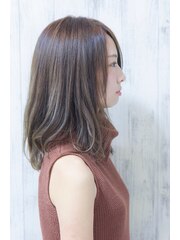 セミロングならではの良さを出したかった