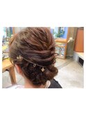 お呼ばれヘアセット