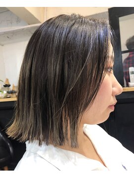 ヴェルダ 池袋店(verda) ハイライト×外ハネ簡単アレンジボブ