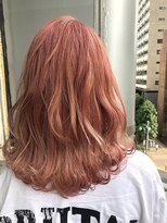 ノラ シンディ(NORA CYNDY)&nbsp;ピーチピンクオレンジカラー☆