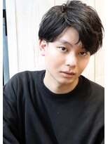 ネイビー(NAVY)&nbsp;話題の恋つづヘア！佐藤健 さん風 ニュアンスコンマショート