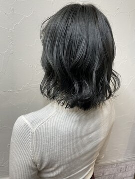 シュリット(schritt) 透け感オリーブアッシュ Luna