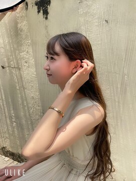 カリーナコークス 原宿 渋谷(Carina COKETH) 韓国風レイヤーカット.インナーカラー.ダブルカラーケアブリーチ