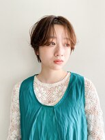 フィルムス 銀座(FILMS)&nbsp;レイヤーカット/デザインカラー/ウェットヘア/オリーブベージュ