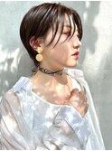 ナチュラルなハンサムショート