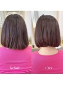 『髪質改善』ストレートエステ（縮毛矯正）（リタッチ可）