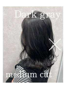 ビューティーサロン ガーデン(beauty salon garden) ブリーチなしダークグレー ☆担当 蒼 ☆